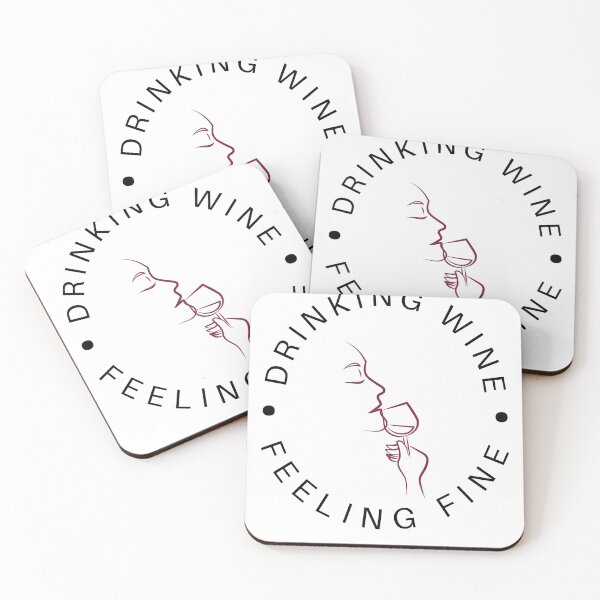 Item preview, Drinking Wine, Feeling Fine designed and sold by Lineemme.