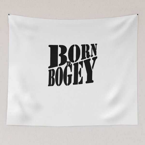Item preview, Born to Bogey black designed and sold by frankuffmann.