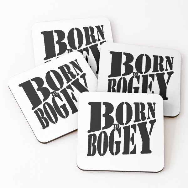 Item preview, Born to Bogey black designed and sold by frankuffmann.