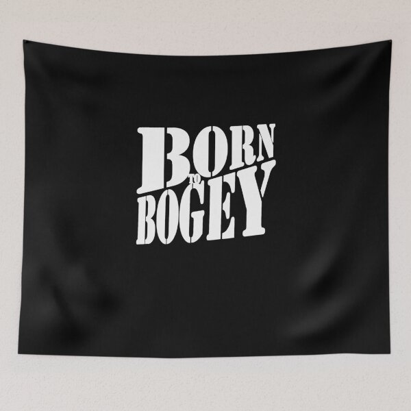 Item preview, Born to Bogey white designed and sold by frankuffmann.