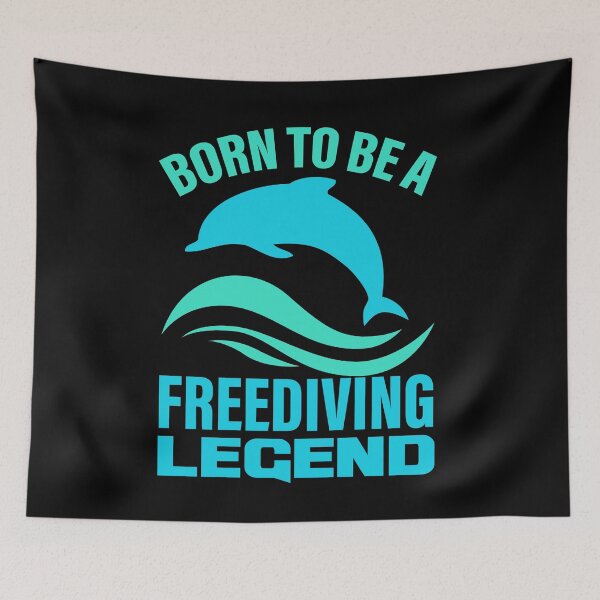 Item preview, Born To Be A Freediving Legend designed and sold by cotros.
