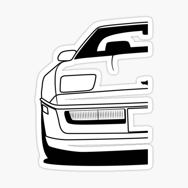 Corvette C4 Meilleur design de chemise | Cadeau parfait Sticker