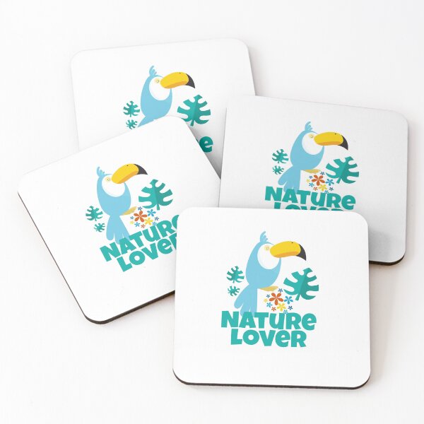 Item preview, Tropical  Blue Birds Toucans and Flowers designed and sold by Victoria Riabov.