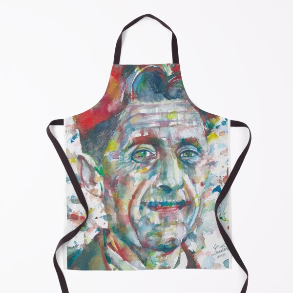 Item preview, GEORGE ORWELL - watercolor portrait .9 designed and sold by lautir.