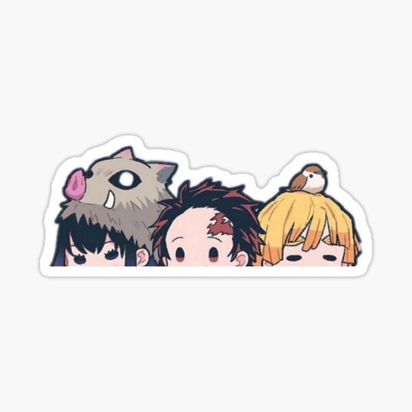 Design cute anime peeker stickers for your shop by Frs_23 | Fiverr