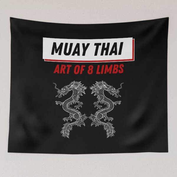 Item preview, Muay Thai Dragon Art of 8 Limbs designed and sold by healthybrains.