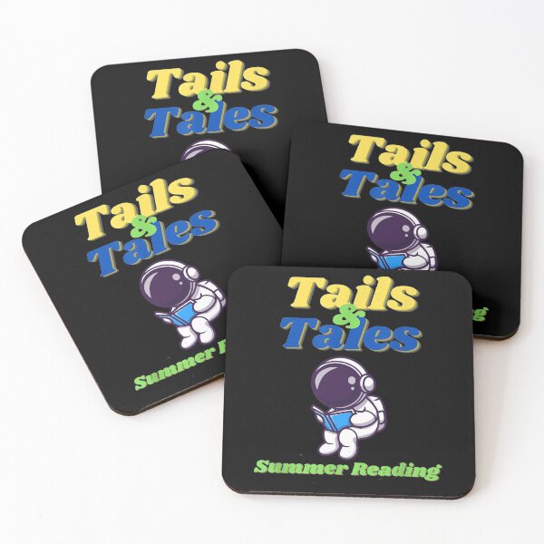 Item preview, Tails and Tales Summer Reading Astronaut, Book Reading designed and sold by SweetbeStore.