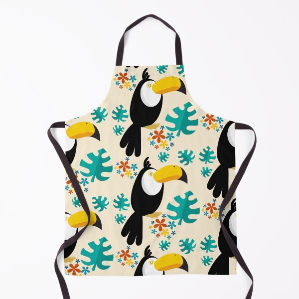 Item preview, Tropical Colorful Birds Toucans and Flowers designed and sold by Victoria Riabov.
