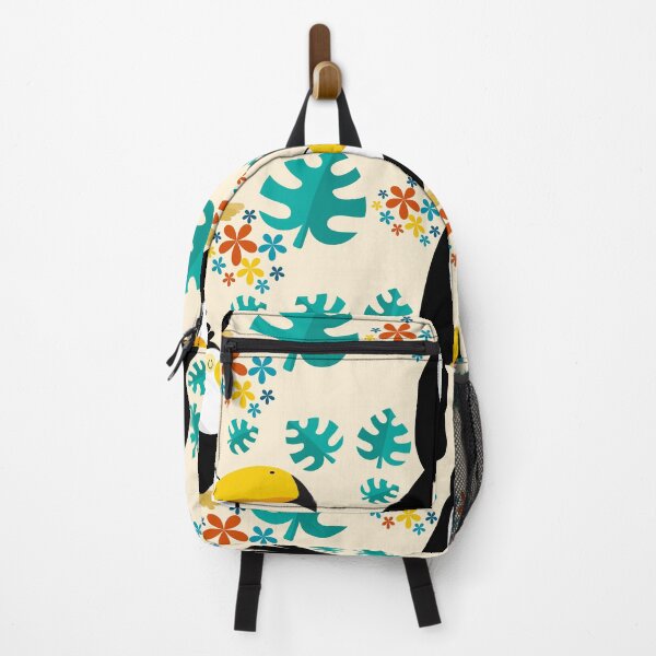 Item preview, Tropical Colorful Birds Toucans and Flowers designed and sold by Victoria Riabov.