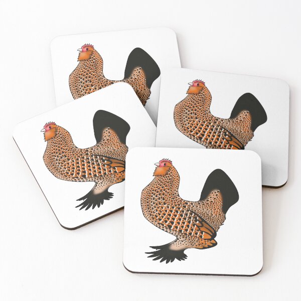 Item preview, Mille Fleur Belgian D’Uccle Hen designed and sold by Clucky-Designs.