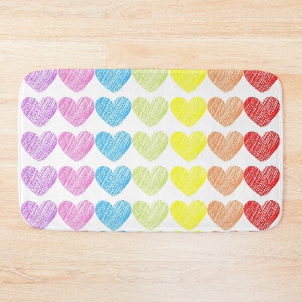 Item preview, Many multi-colored Rainbow Happy Hearts! A gift of friendship and love, romance and affection designed and sold by CreateShape.