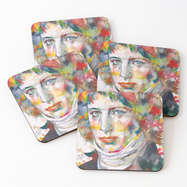 Item preview, LOUIS ANTOINE DE SAINT-JUST watercolor portrait designed and sold by lautir.