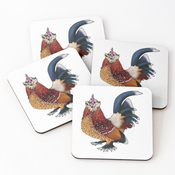 Item preview, Mille Fleur Belgian D’Uccle Rooster designed and sold by Clucky-Designs.