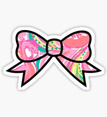 Big Bow Lilly Pulitzer Print 2 Sticker