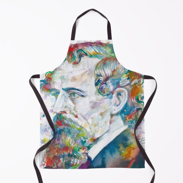 Item preview, CHARLES DICKENS - watercolor portrait .7 designed and sold by lautir.