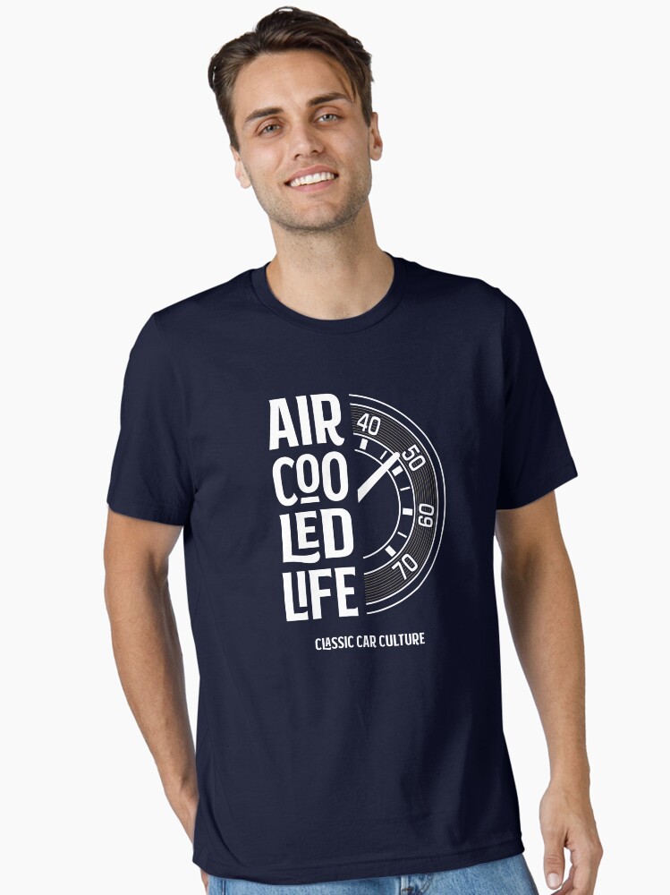 Thumbnail 2 of 7, Essential T-Shirt, Air cooled Life - Speedo tachometer Gauge Classic Car Culture designed and sold by Joemungus.