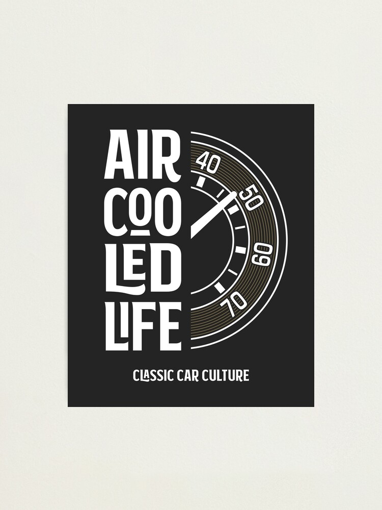 "Air cooled Life Speedo tachometer Gauge Classic Car Culture