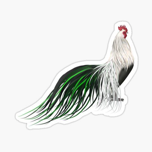 Item preview, Silver Phoenix Rooster designed and sold by Clucky-Designs.