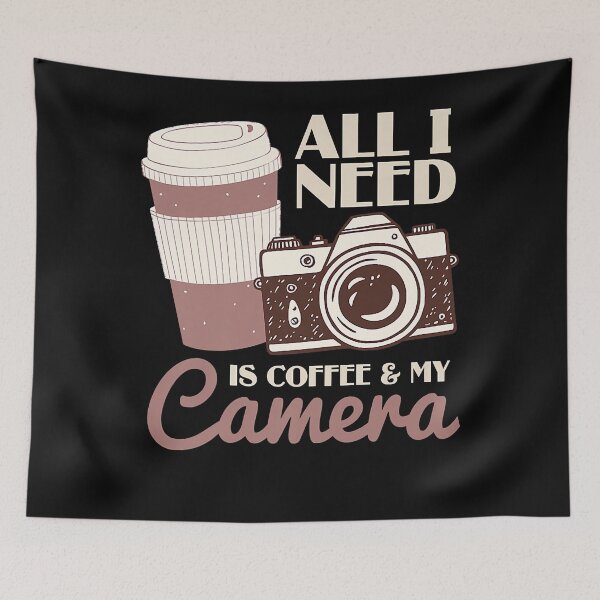 Item preview, All I Need Is Coffee And My Camera designed and sold by begin-again.