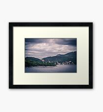 Dubrovnik Landscape Framed Print