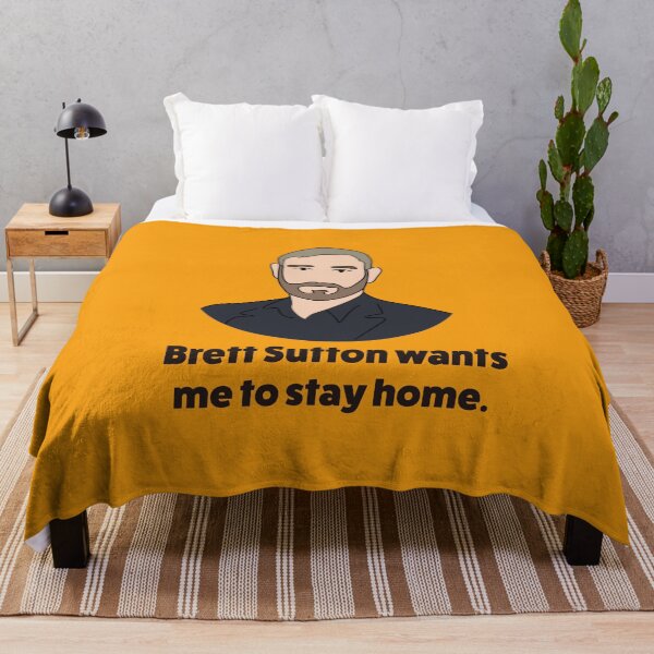 Item preview, Brett Sutton | Wants me to stay at home | Vector Artwork designed and sold by art-fox.