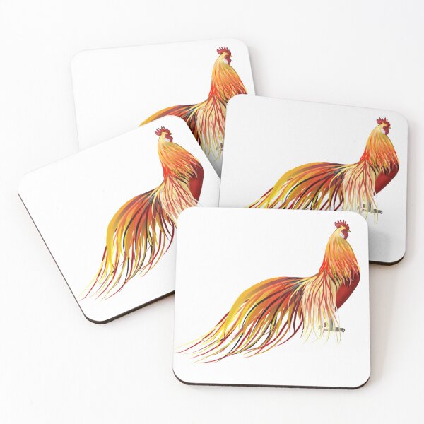 Item preview, Fire Phoenix Rooster designed and sold by Clucky-Designs.