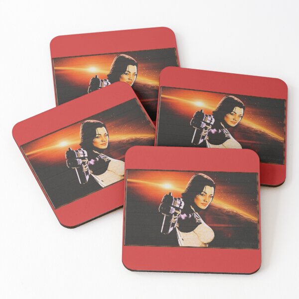 Item preview, Mass Effect: Pintura digital en madera de Miranda Lawson designed and sold by Visual Resolutions.