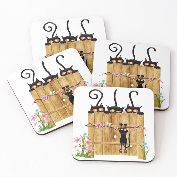 Item preview, the four black cat,s designed and sold by Elbruz.