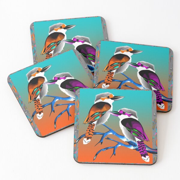 Item preview, A Leafy Outlook Kookaburras designed and sold by Graham Colton.