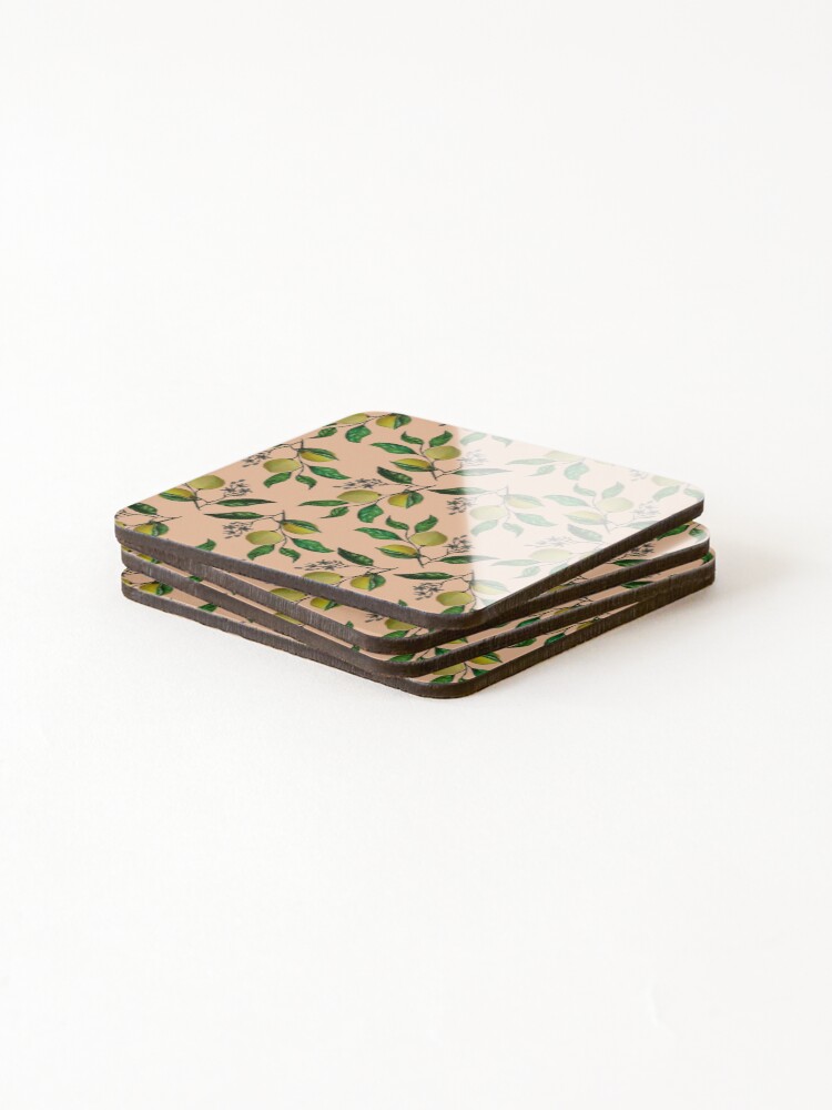 Thumbnail 4 of 5, Coasters (Set of 4), Lemonade designed and sold by CreativeSpace21.