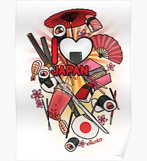 I Love Japan Poster