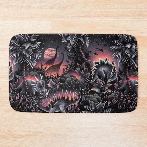 Item preview, Dinosaur Lagoon - Grey / Red designed and sold by Andrea Muller.