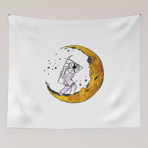 Item preview, Astronaut Moon Digger designed and sold by gifttat.