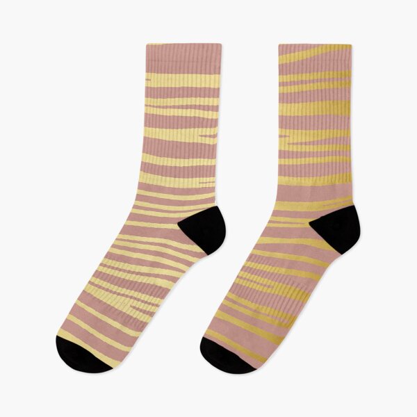Item preview, Gold Pink Stripes Pattern designed and sold by norah40.