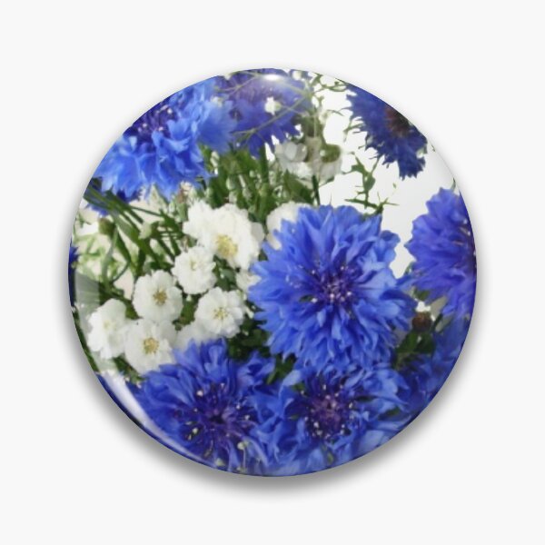Item preview, cornflower flowers nature designed and sold by vikcot.