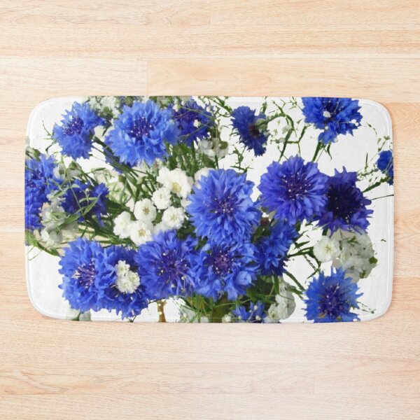 Item preview, cornflower flowers nature designed and sold by vikcot.