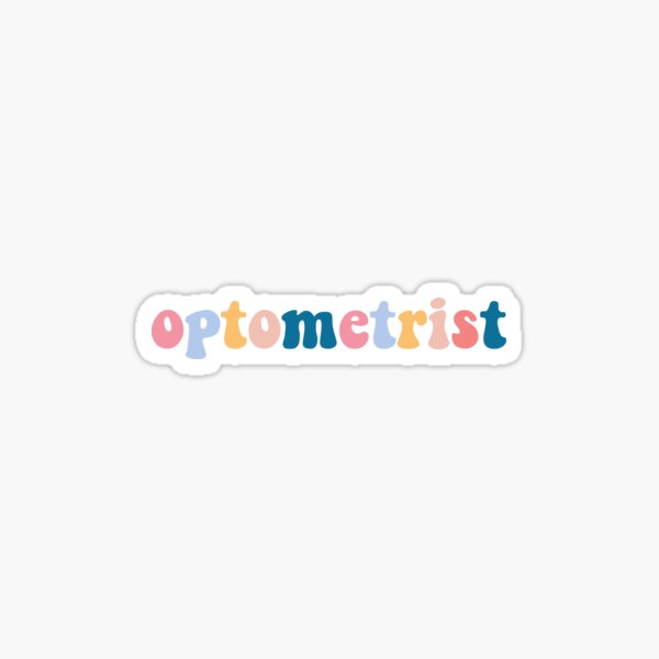 Item preview, Optometrist typography designed and sold by flatbrownbread.