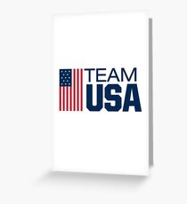 Team USA Olympia 2016 Grußkarte