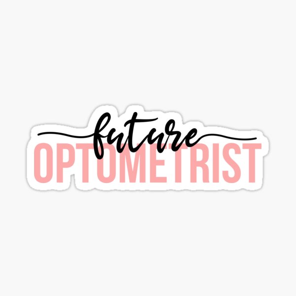 Item preview, Future optometrist typography designed and sold by flatbrownbread.