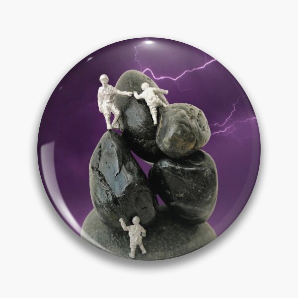 Item preview, Art Stone Sculpture. Climbers Purple Sky designed and sold by Bagsyrose.