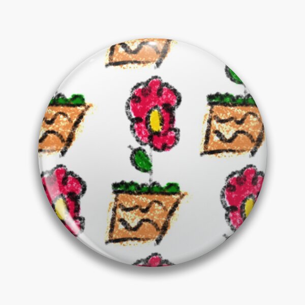 Item preview, Doddle Red flower by kid hand drawing. designed and sold by little-monkey-s.