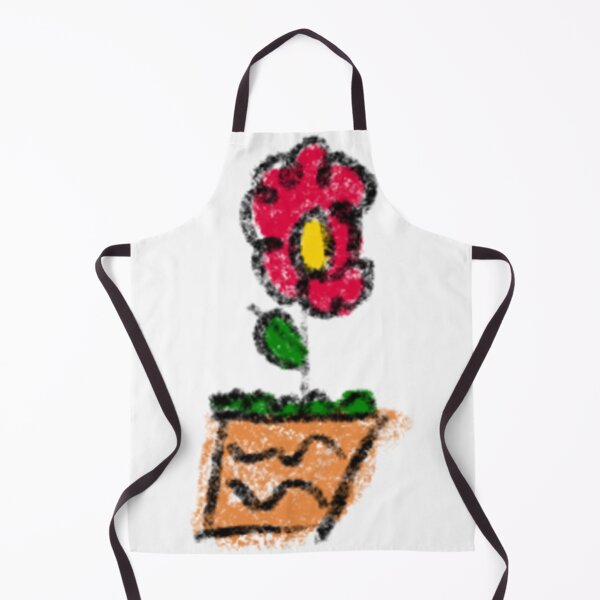 Item preview, Doddle Red flower by kid hand drawing. designed and sold by little-monkey-s.