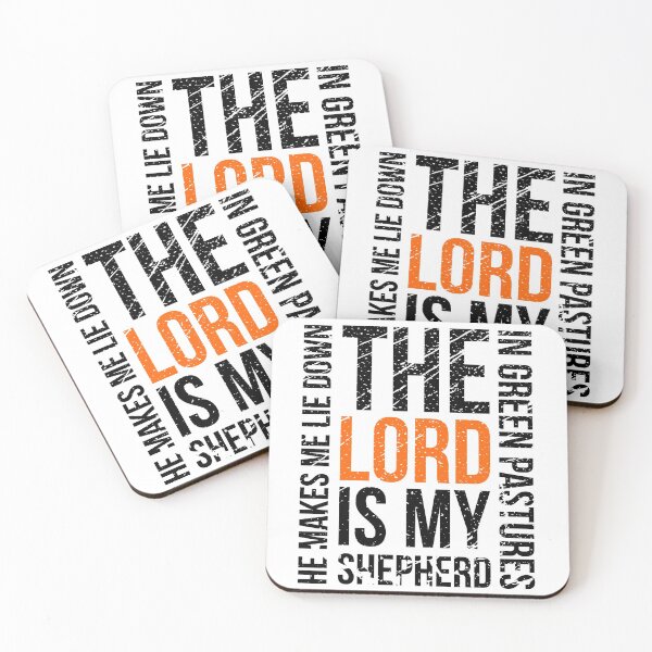 Item preview, The Lord is my Shepherd (on white background) designed and sold by Jeeklsdotcom.