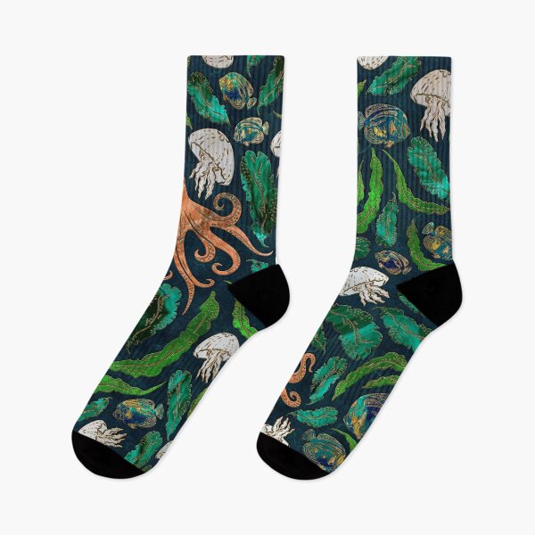 Item preview, Jellyfish and Octopus Pattern designed and sold by k9printart.