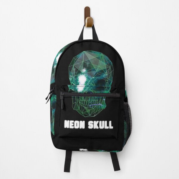 Item preview, Blacklight green Neon 3D Skull - skull skeleton sticker lover designed and sold by Long Exposure.