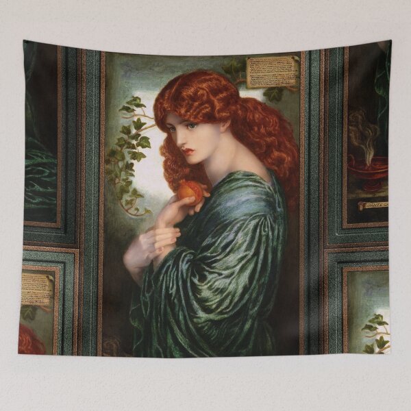 Item preview, Proserpine by Dante Gabriel Rossetti Classical Fine Art Xzendor7 Old Masters Reproductions designed and sold by Xzendor7 Digital Art Creations.