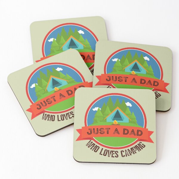 Item preview, Just a dad who loves camping designed and sold by Growwithme.