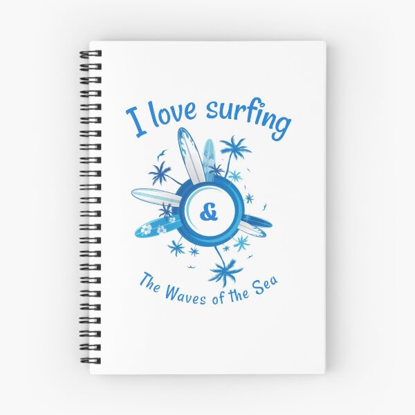 Item preview, I love Surfing & The Waves of the Sea T-Shirt designed and sold by The best online style shop.