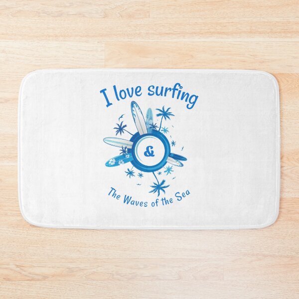 Item preview, I love Surfing & The Waves of the Sea T-Shirt designed and sold by The best online style shop.