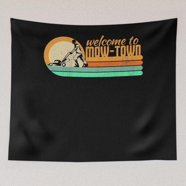 Item preview, Funny Retro Lawn Mowing  Lawn mowing designed and sold by Celeste2358.